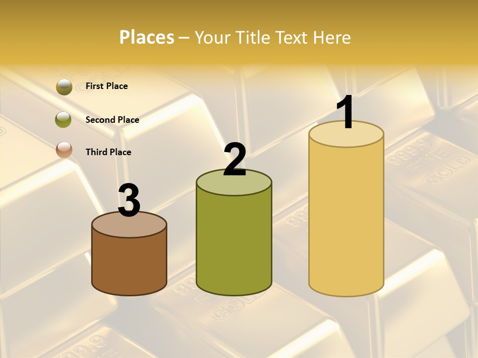 Fortune Financial Golden PowerPoint Template