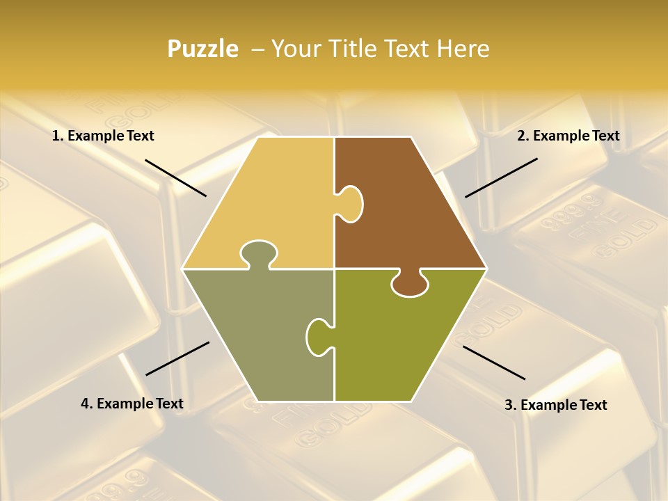 Fortune Financial Golden PowerPoint Template