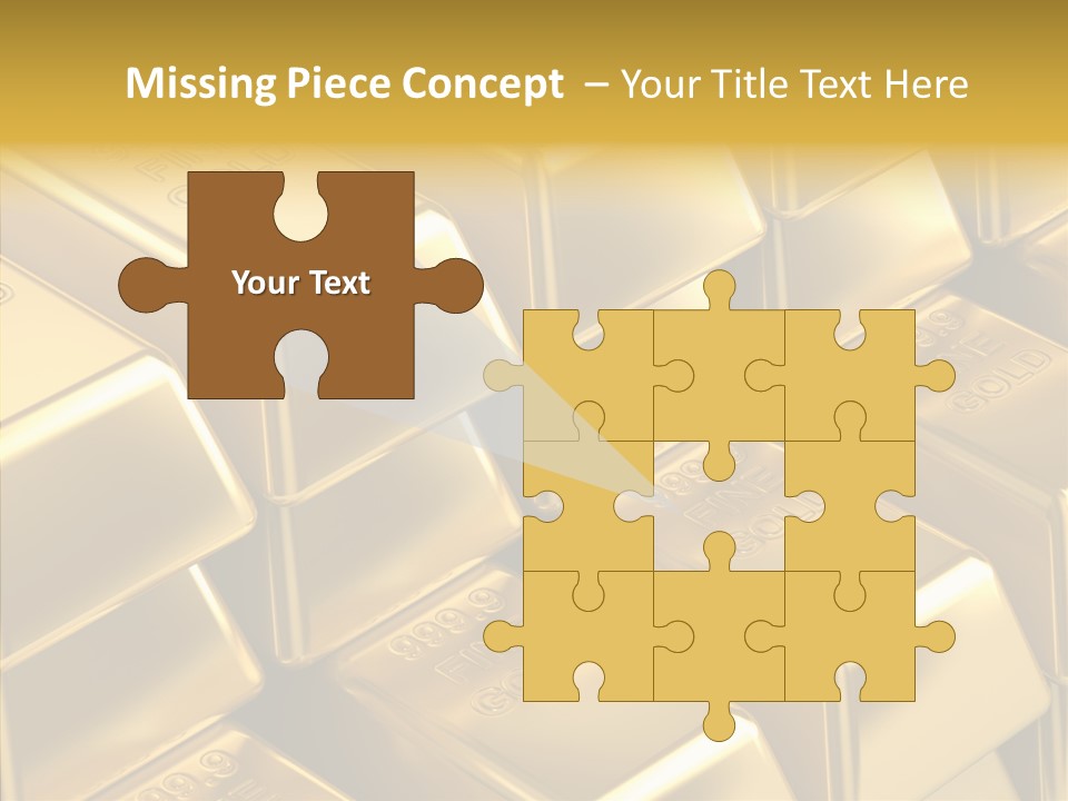 Fortune Financial Golden PowerPoint Template