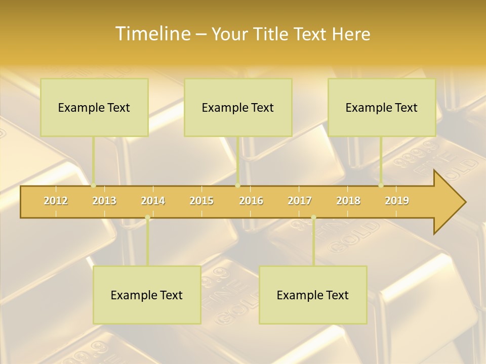 Fortune Financial Golden PowerPoint Template