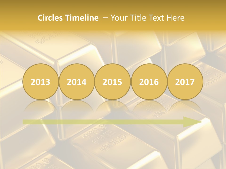 Fortune Financial Golden PowerPoint Template