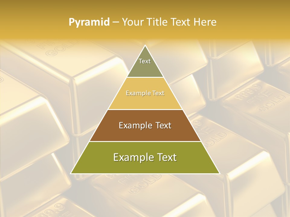Fortune Financial Golden PowerPoint Template