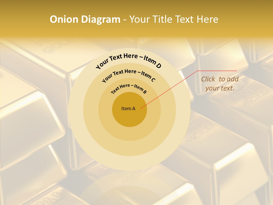 Fortune Financial Golden PowerPoint Template