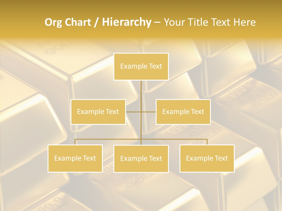Fortune Financial Golden PowerPoint Template