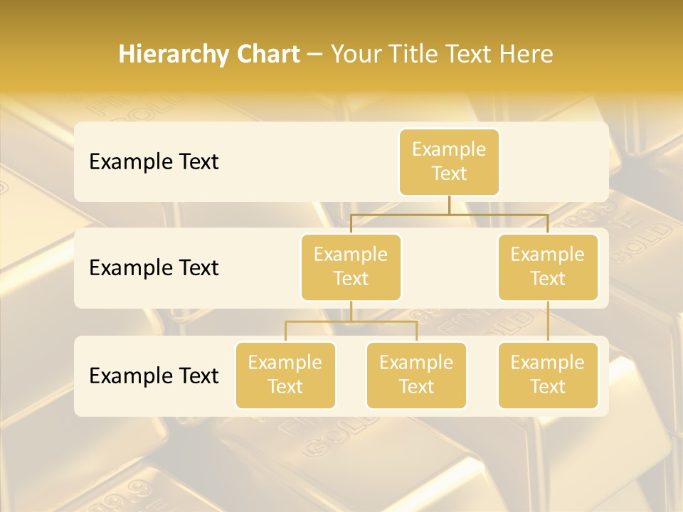 Fortune Financial Golden PowerPoint Template