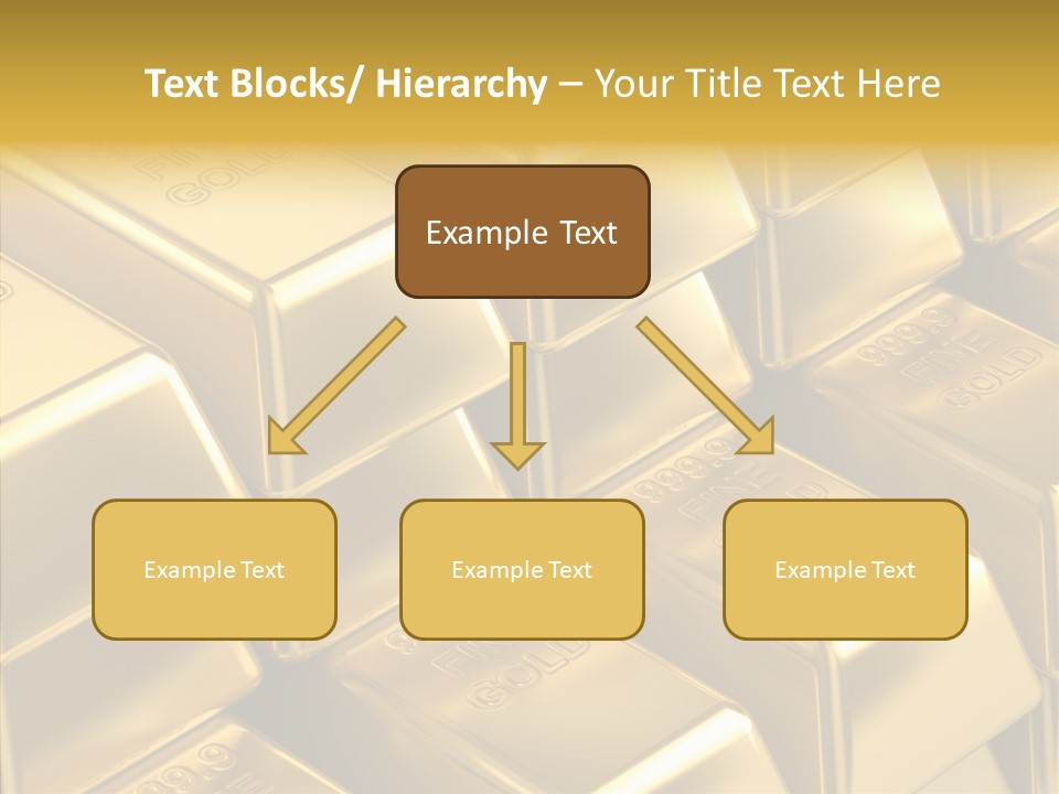 Fortune Financial Golden PowerPoint Template