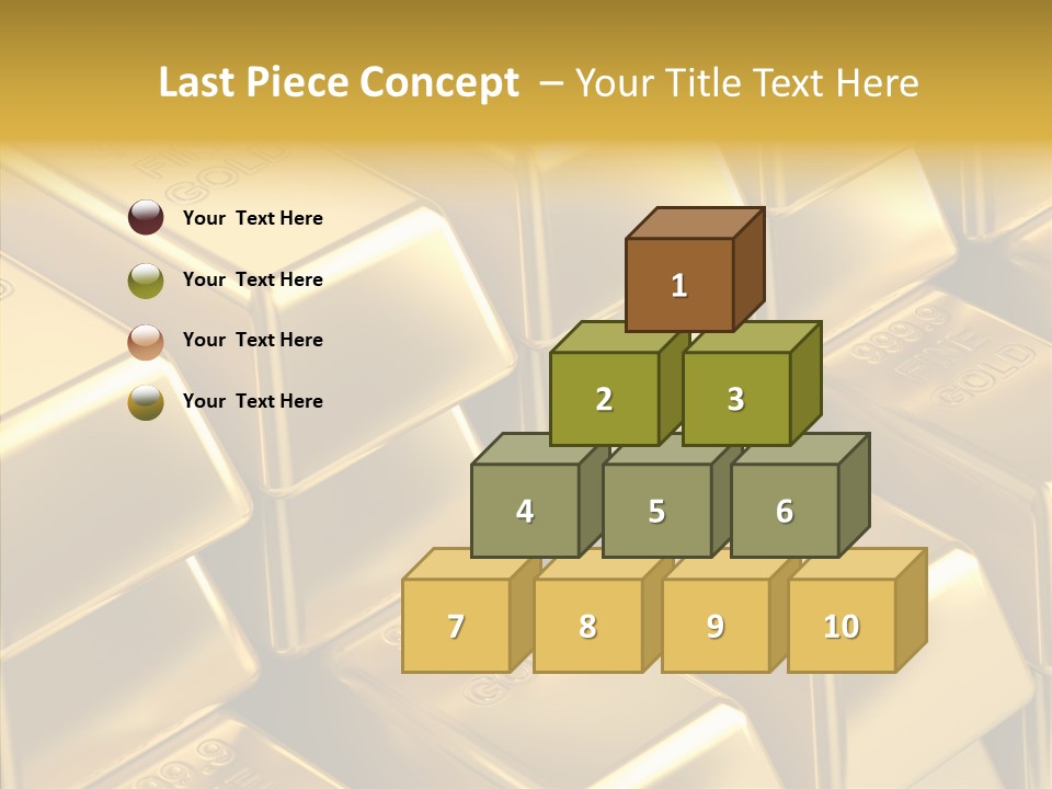 Fortune Financial Golden PowerPoint Template