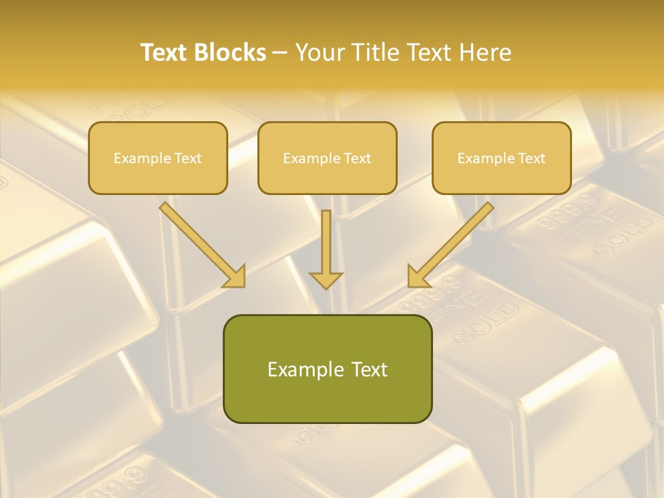 Fortune Financial Golden PowerPoint Template