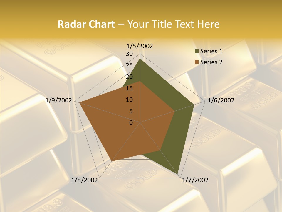 Fortune Financial Golden PowerPoint Template