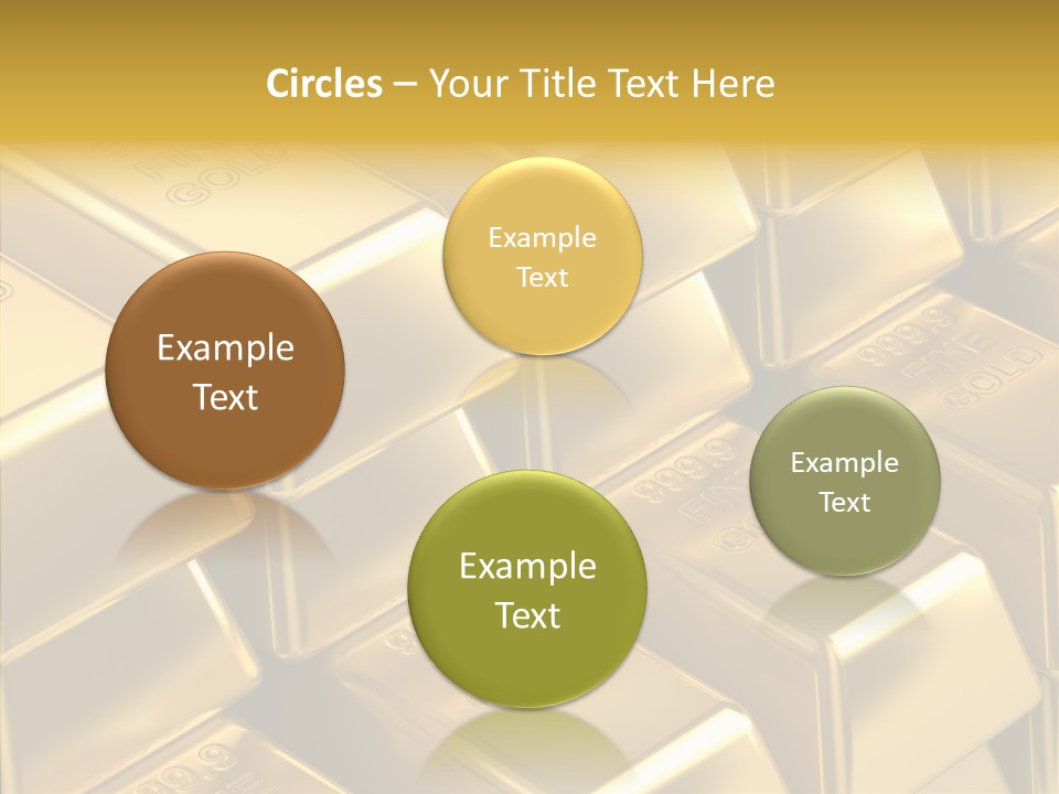 Fortune Financial Golden PowerPoint Template