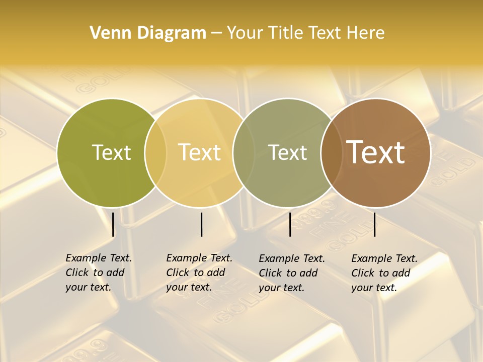 Fortune Financial Golden PowerPoint Template