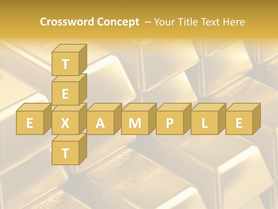 Fortune Financial Golden PowerPoint Template