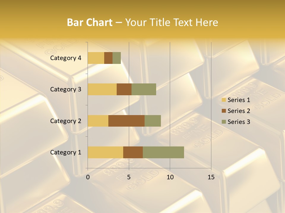 Fortune Financial Golden PowerPoint Template