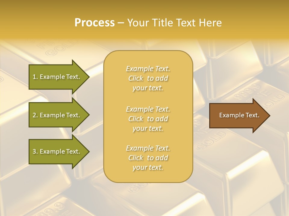 Fortune Financial Golden PowerPoint Template