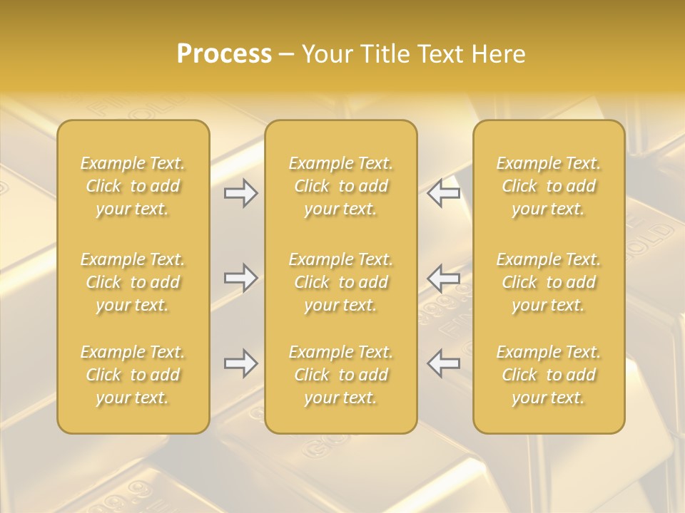 Fortune Financial Golden PowerPoint Template