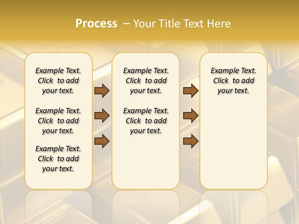 Fortune Financial Golden PowerPoint Template