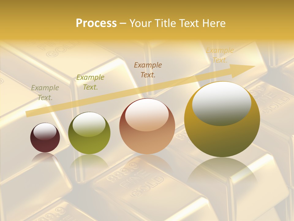 Fortune Financial Golden PowerPoint Template