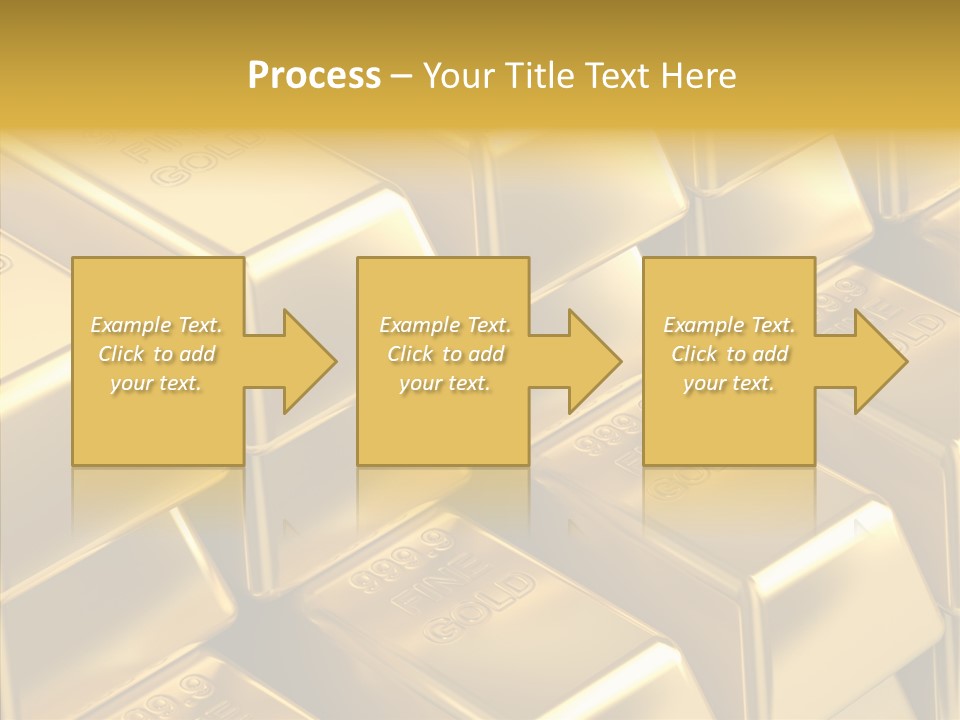 Fortune Financial Golden PowerPoint Template
