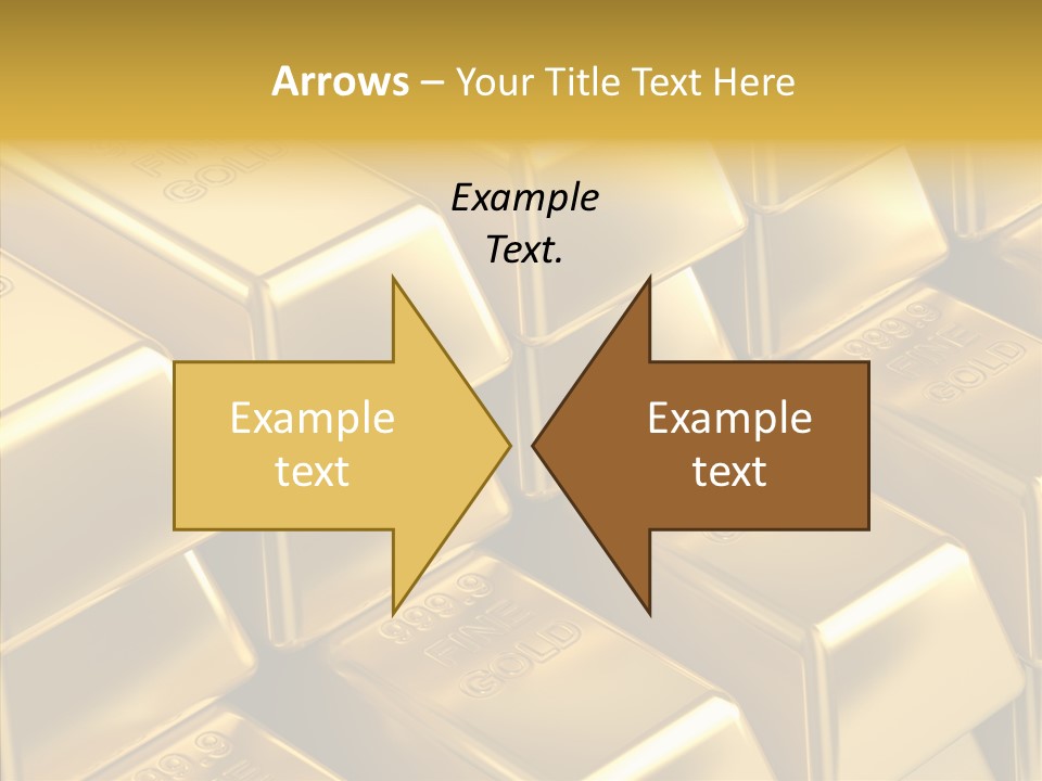 Fortune Financial Golden PowerPoint Template