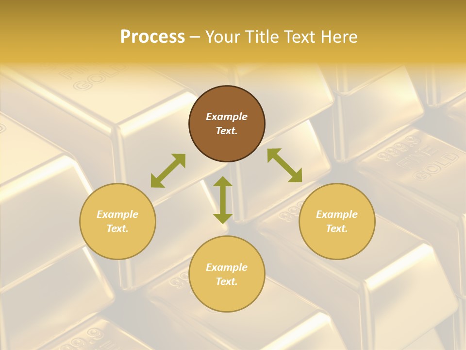 Fortune Financial Golden PowerPoint Template