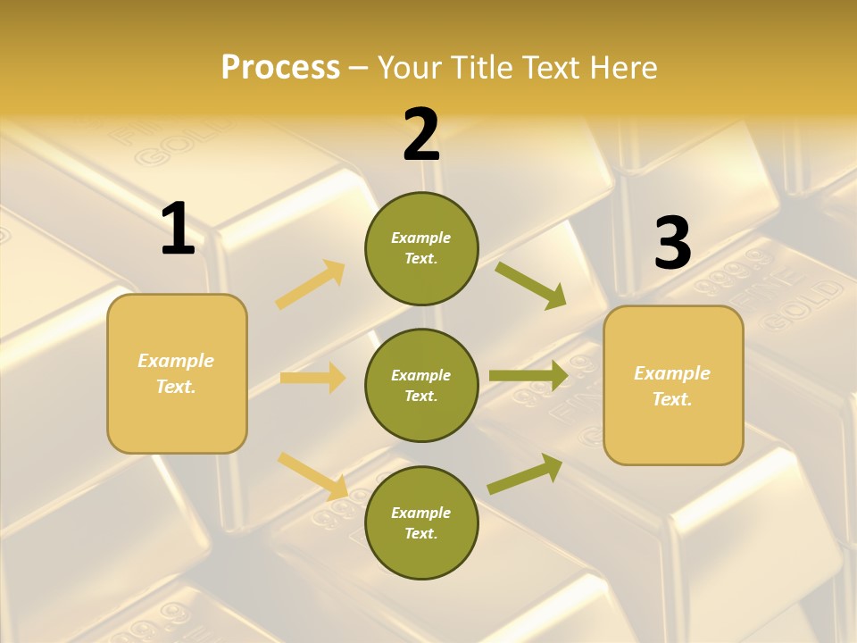 Fortune Financial Golden PowerPoint Template