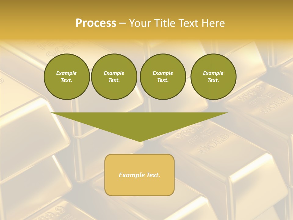 Fortune Financial Golden PowerPoint Template