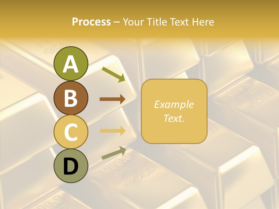 Fortune Financial Golden PowerPoint Template