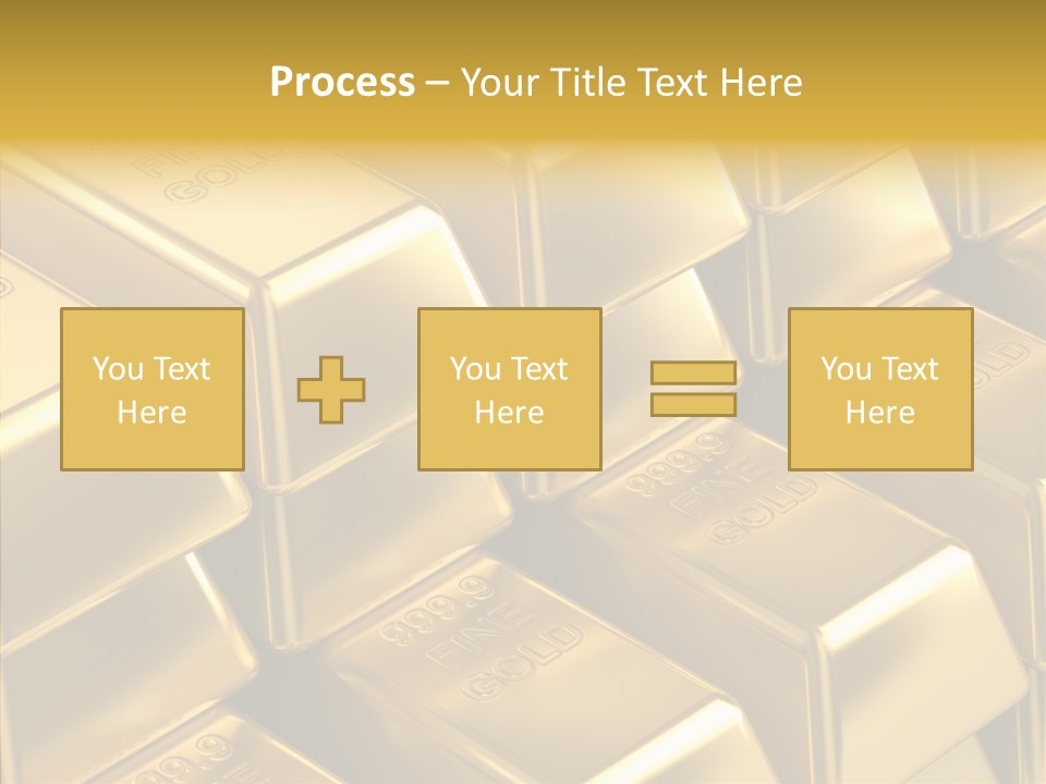 Fortune Financial Golden PowerPoint Template