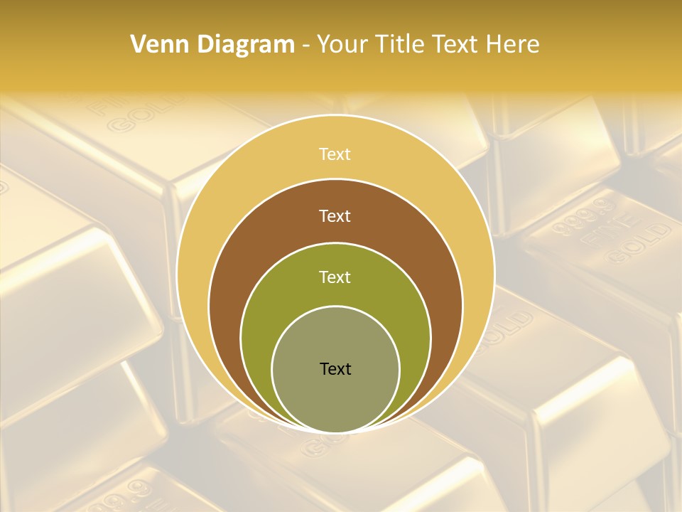 Fortune Financial Golden PowerPoint Template