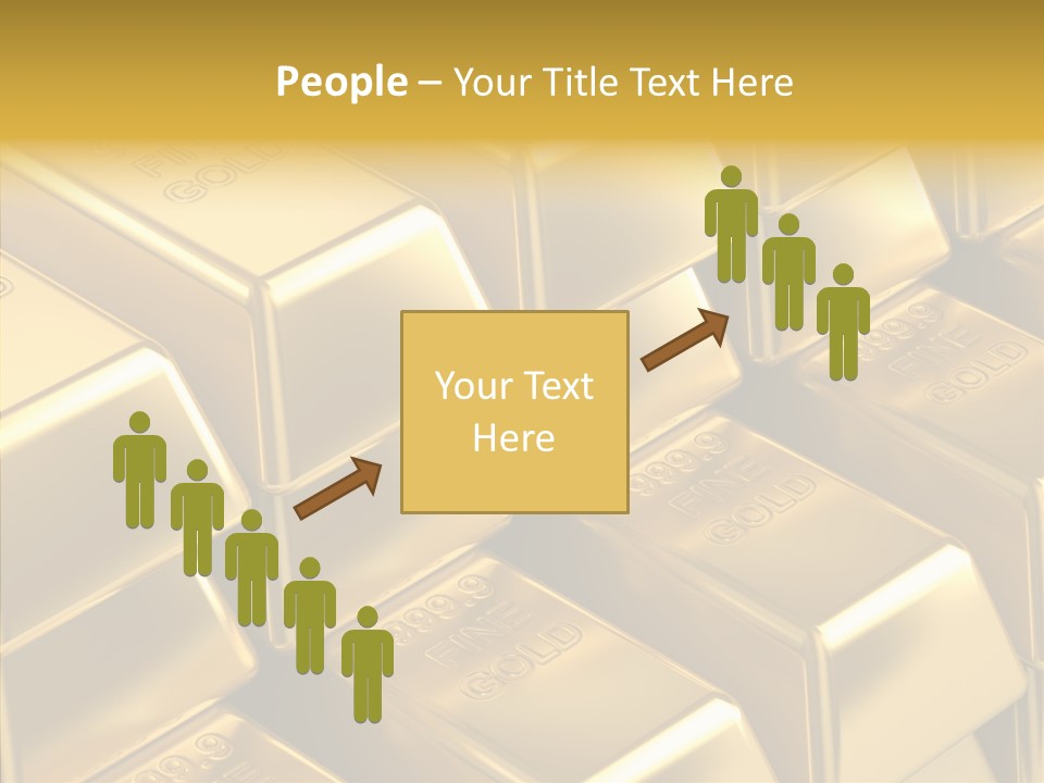 Fortune Financial Golden PowerPoint Template