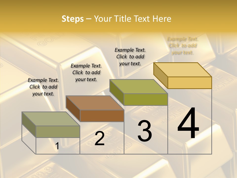 Fortune Financial Golden PowerPoint Template