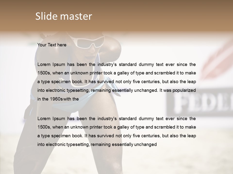 Outdoor Ptt Phuket PowerPoint Template