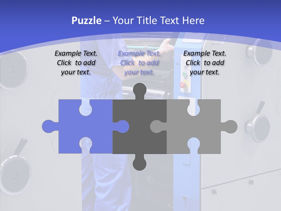 Cartridge Printout Press PowerPoint Template