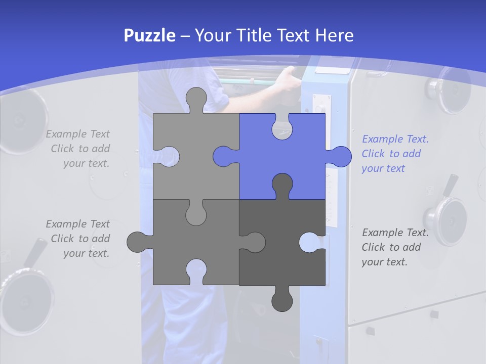 Cartridge Printout Press PowerPoint Template
