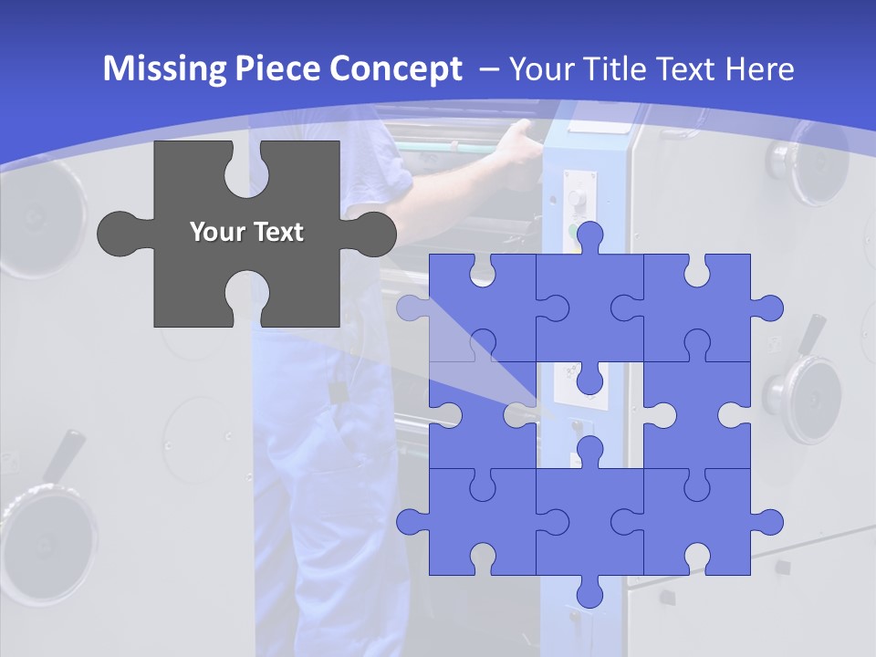 Cartridge Printout Press PowerPoint Template