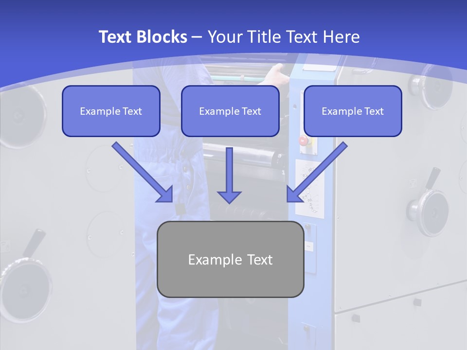 Cartridge Printout Press PowerPoint Template