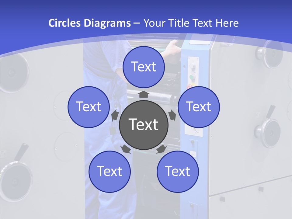Cartridge Printout Press PowerPoint Template
