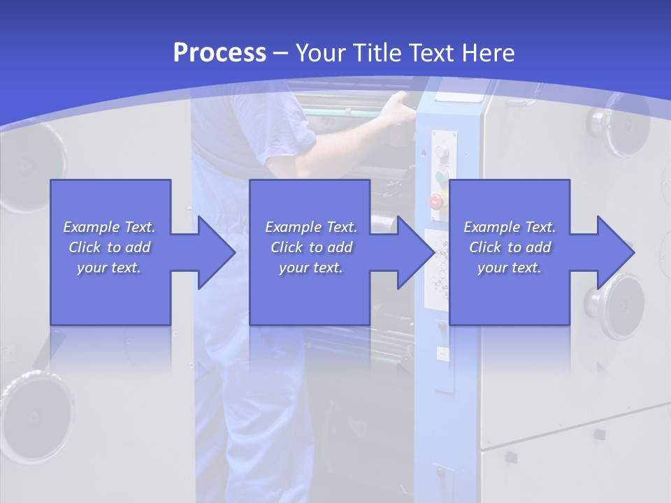 Cartridge Printout Press PowerPoint Template
