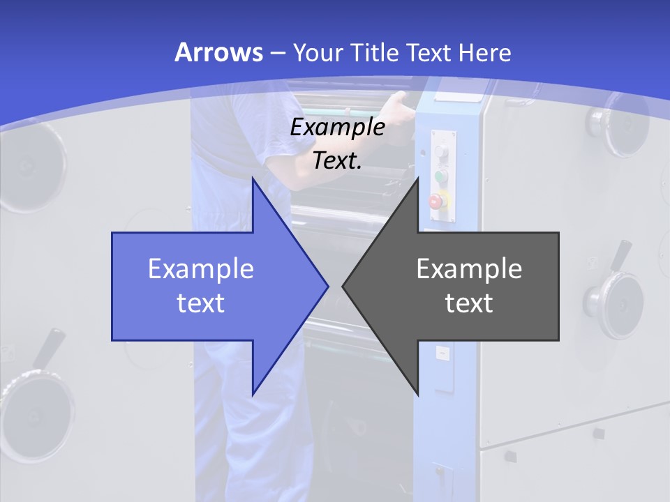 Cartridge Printout Press PowerPoint Template