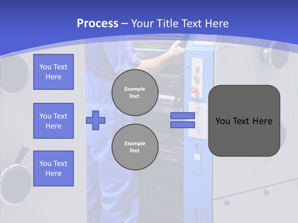 Cartridge Printout Press PowerPoint Template