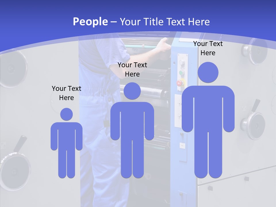 Cartridge Printout Press PowerPoint Template