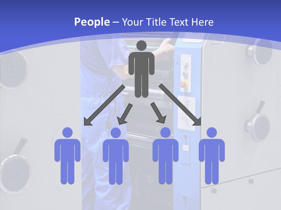 Cartridge Printout Press PowerPoint Template