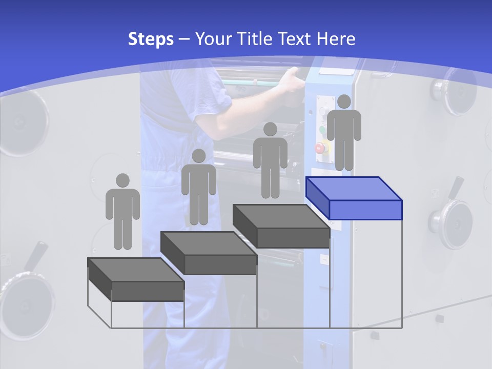 Cartridge Printout Press PowerPoint Template