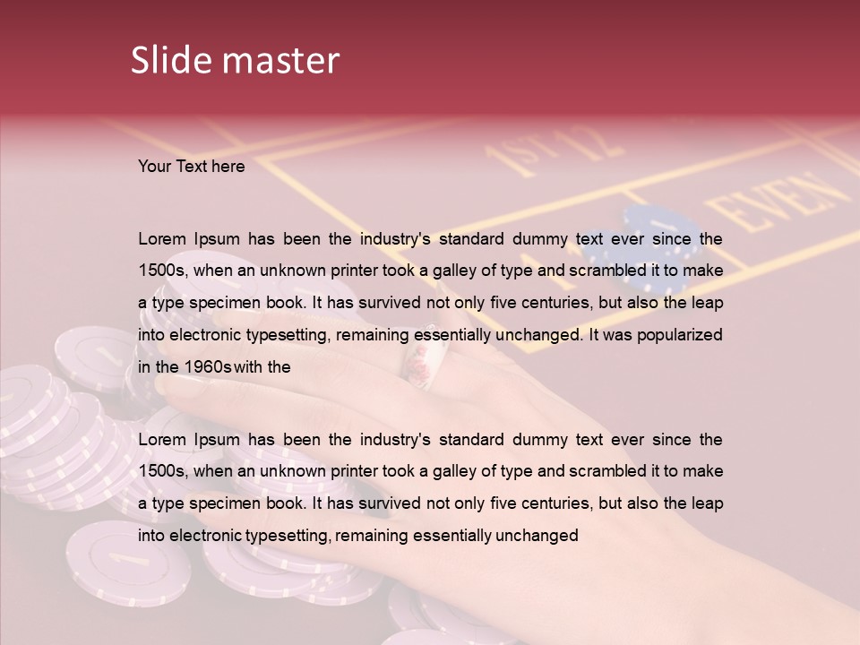 Sphere Poker Multi PowerPoint Template