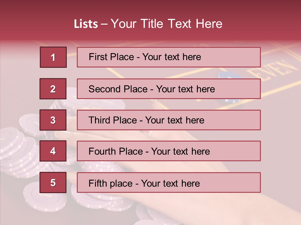 Sphere Poker Multi PowerPoint Template