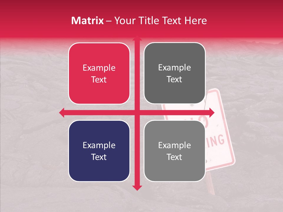 Road Pahoehoe Humorous PowerPoint Template