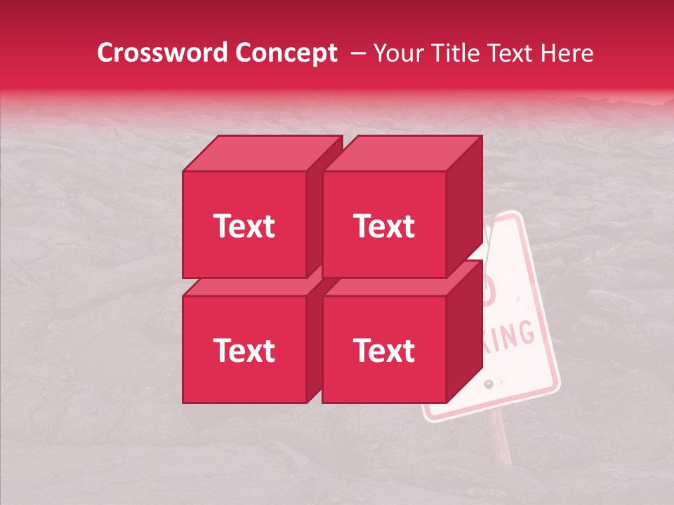 Road Pahoehoe Humorous PowerPoint Template