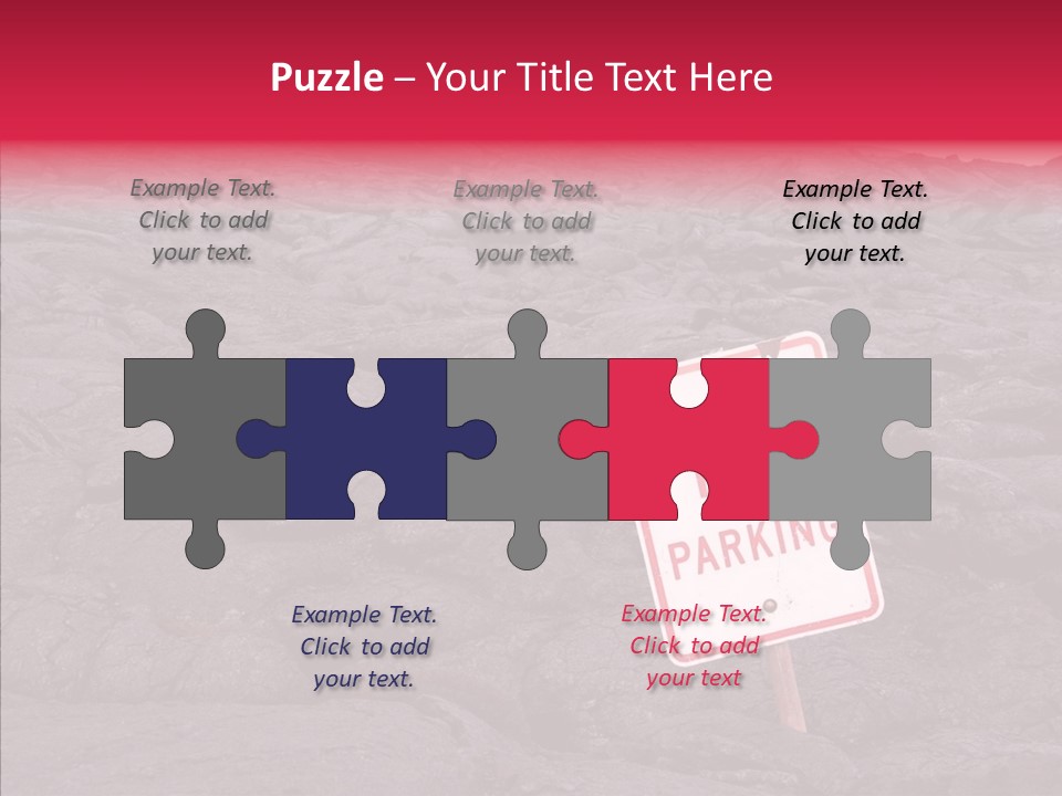 Road Pahoehoe Humorous PowerPoint Template