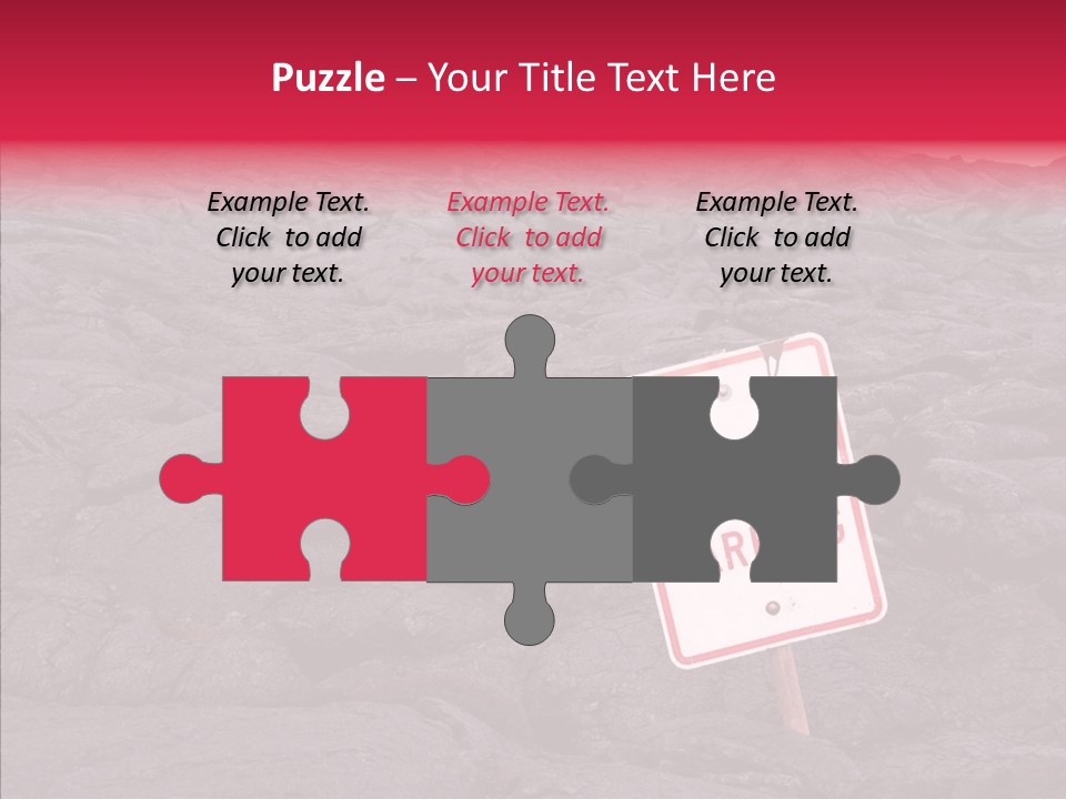 Road Pahoehoe Humorous PowerPoint Template