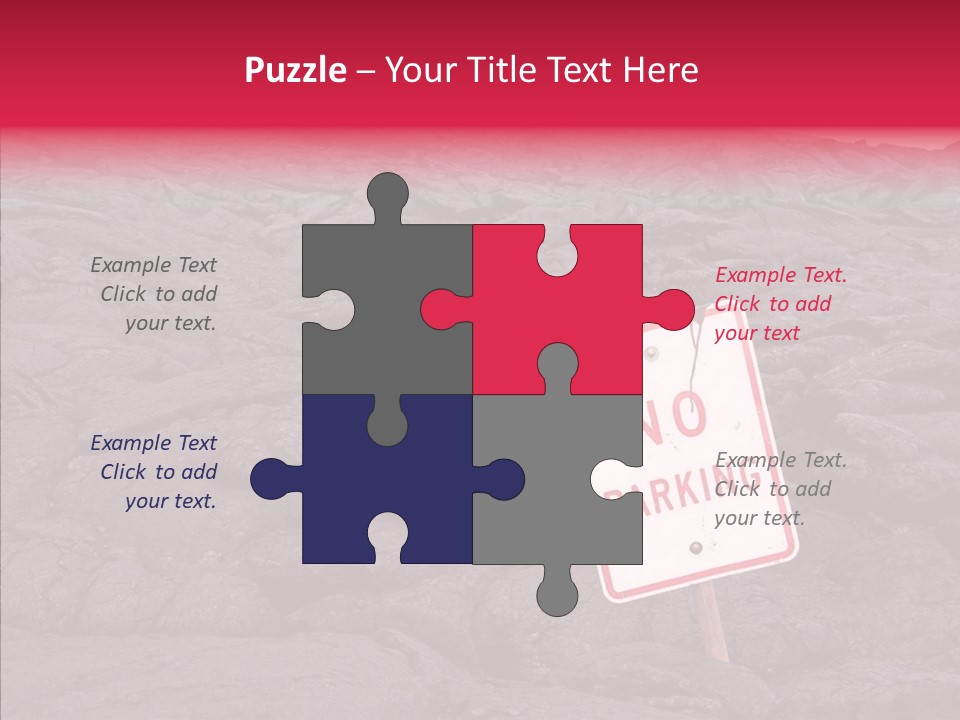 Road Pahoehoe Humorous PowerPoint Template